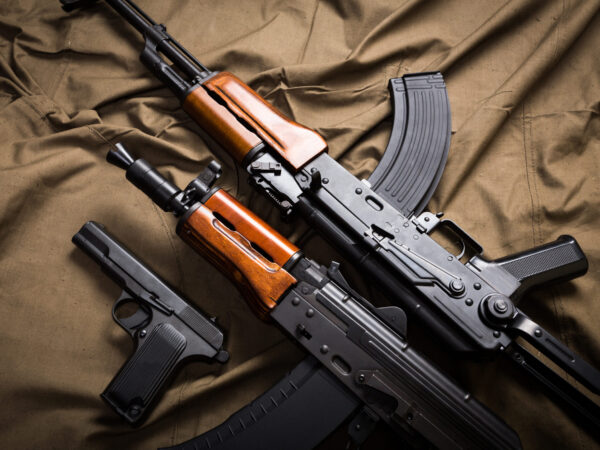 Shooting AK47 3 armes Bratislava